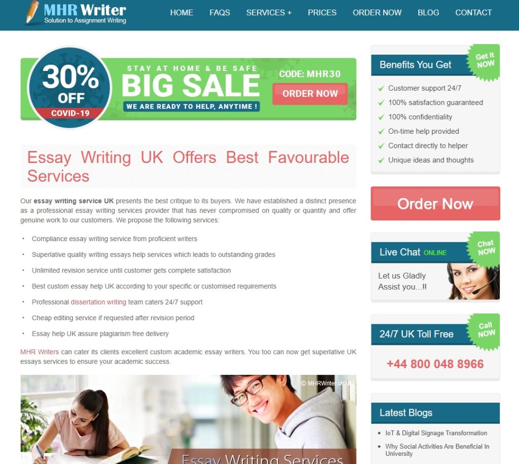 A website that is way too cluttered