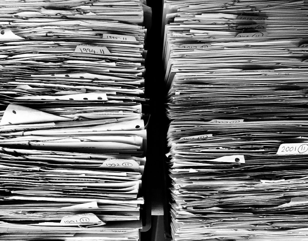 Patchy data in piles of papers