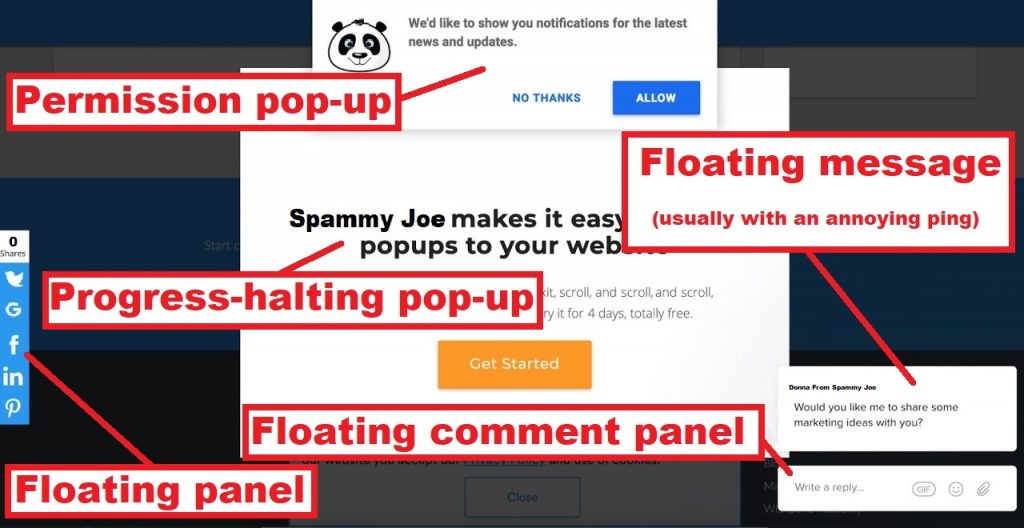Too Many Pop Ups